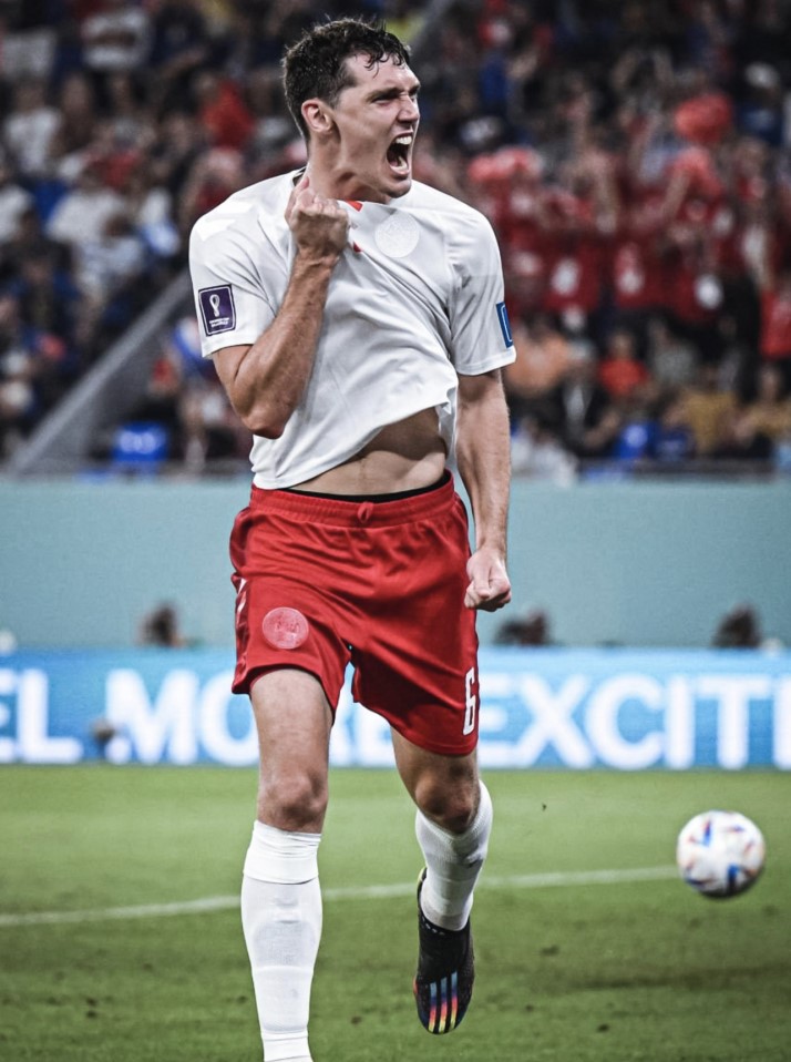 欧洲杯之星：丹麦队的安德烈亚斯·克里斯滕森